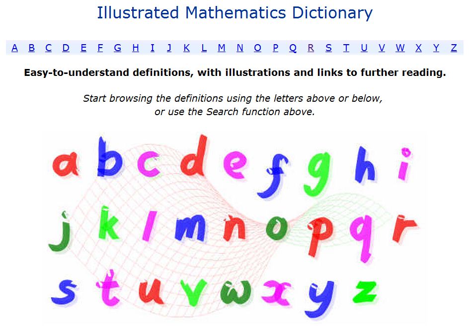 Mat Dictionary dictionary mathisfun | Mathematics, Learning and Technology